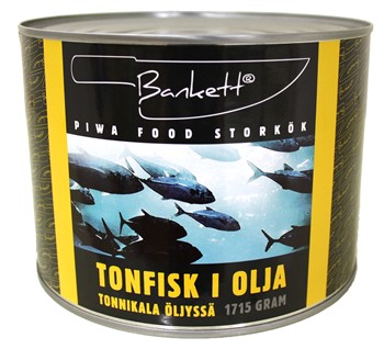Tonfisk i bit Olja